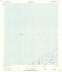 False Mouth Bayou 1955 topographic map thumbnail