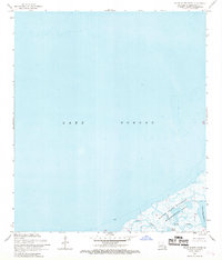 False Mouth Bayou 1968 topographic map thumbnail