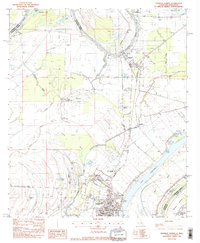 Ferriday North 1983 topographic map thumbnail