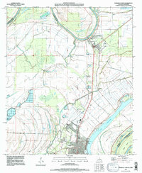 Ferriday North 1995 topographic map thumbnail