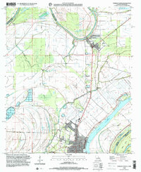 Ferriday North 1999 topographic map thumbnail