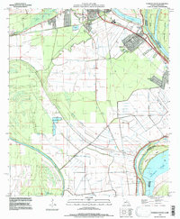 Ferriday South 1995 topographic map thumbnail