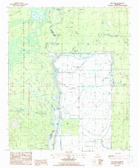 Fish Lake 1987 topographic map thumbnail