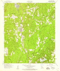 Florien 1954 topographic map thumbnail