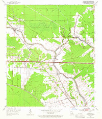 Fordoche 1954 topographic map thumbnail