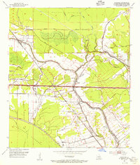 Fordoche 1954 topographic map thumbnail