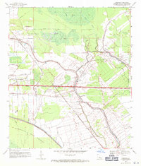 Fordoche 1969 topographic map thumbnail