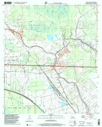 Fordoche 1998 topographic map thumbnail