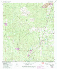Forest Hill 1971 topographic map preview