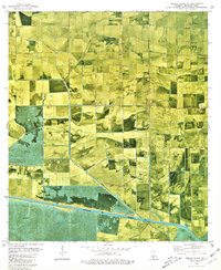 Forked Island NW 1979 topographic map thumbnail