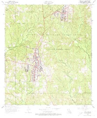 Fort Polk 1954 topographic map thumbnail