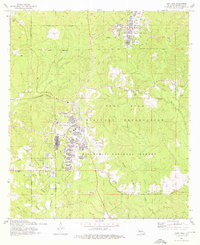 Fort Polk 1974 topographic map thumbnail