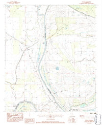 Foules 1983 topographic map thumbnail