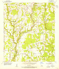 Fred 1954 topographic map thumbnail