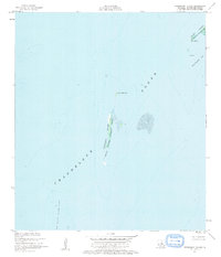 Freemason Island 1951 topographic map thumbnail