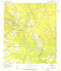 French Settlement 1953 topographic map thumbnail