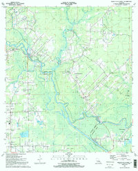 French Settlement 1991 topographic map thumbnail