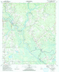 French Settlement 1991 topographic map thumbnail