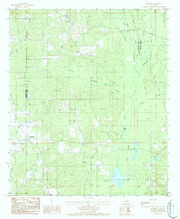 Fryeburg 1986 topographic map thumbnail
