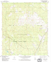 Fullerton Lake 1978 topographic map thumbnail