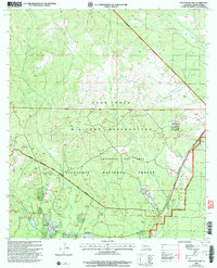 Fullerton Lake 2003 topographic map thumbnail