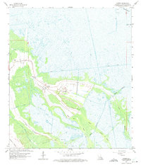 Gheens 1963 topographic map preview
