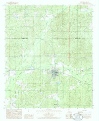 Gibsland 1986 topographic map thumbnail