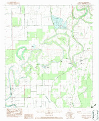 Gilleyville 1982 topographic map thumbnail