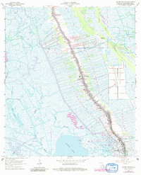 Golden Meadow 1964 topographic map thumbnail