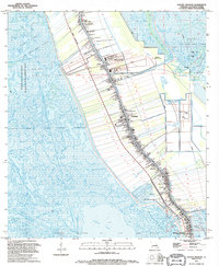 Golden Meadow 1994 topographic map thumbnail