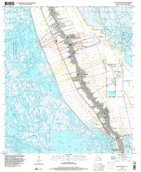 Golden Meadow 1998 topographic map thumbnail