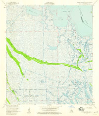 Golden Meadow Farms 1956 topographic map thumbnail