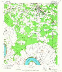 Gonzales 1961 topographic map thumbnail
