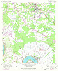 Gonzales 1961 topographic map thumbnail