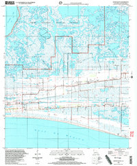Grand Bayou 1998 topographic map thumbnail