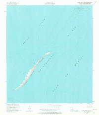 Grand Gosier Islands 1951 topographic map thumbnail