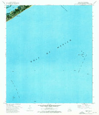 Grand Isle 1973 topographic map thumbnail