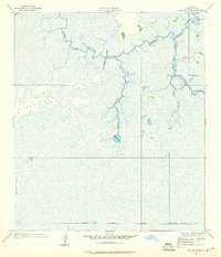 Greens Bayou 1934 topographic map thumbnail