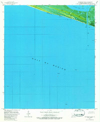 Hackberry Beach 1982 topographic map thumbnail