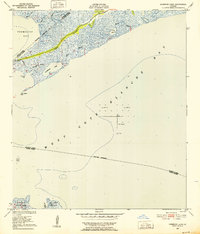 Hammock Lake 1949 topographic map thumbnail