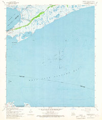 Hammock Lake 1968 topographic map thumbnail