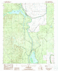 Harrell Lake 1988 topographic map preview