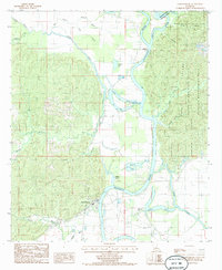 Harrisonburg 1984 topographic map thumbnail