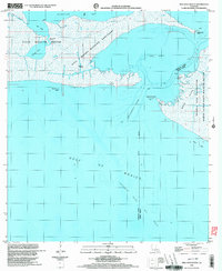Hell Hole Bayou 1998 topographic map thumbnail
