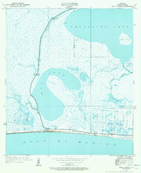 Holly Beach 1934 topographic map preview