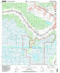 Humphreys 1998 topographic map thumbnail