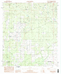 Hurricane Branch 1986 topographic map thumbnail