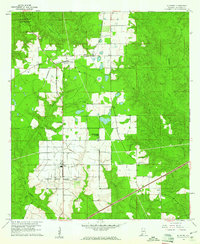 Huxford topographic map thumbnail