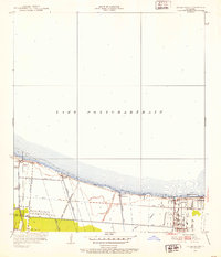 Indian Beach 1952 topographic map thumbnail