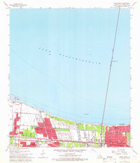 Indian Beach 1965 topographic map thumbnail